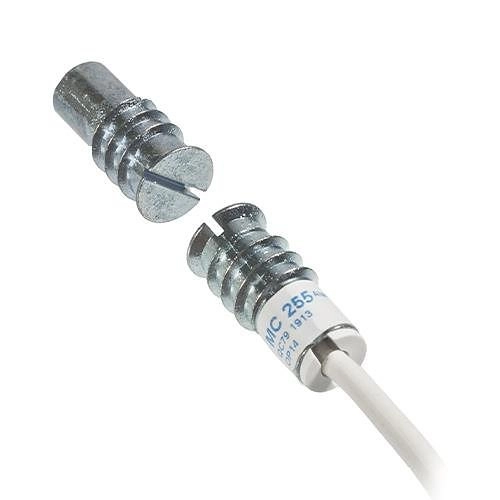 MC 255 Alarmtech MC 255 MC Série 200, contact magnétique avec vis rotative, fonction NC, câble de 2m